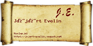 Jójárt Evelin névjegykártya